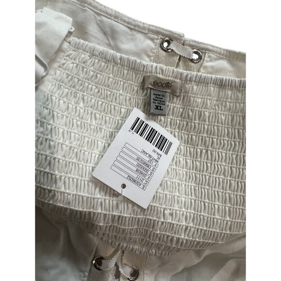 Urban Outfitters Ecote Brittney Eyelet Lace-Up Top in White - Picture 4 of 4